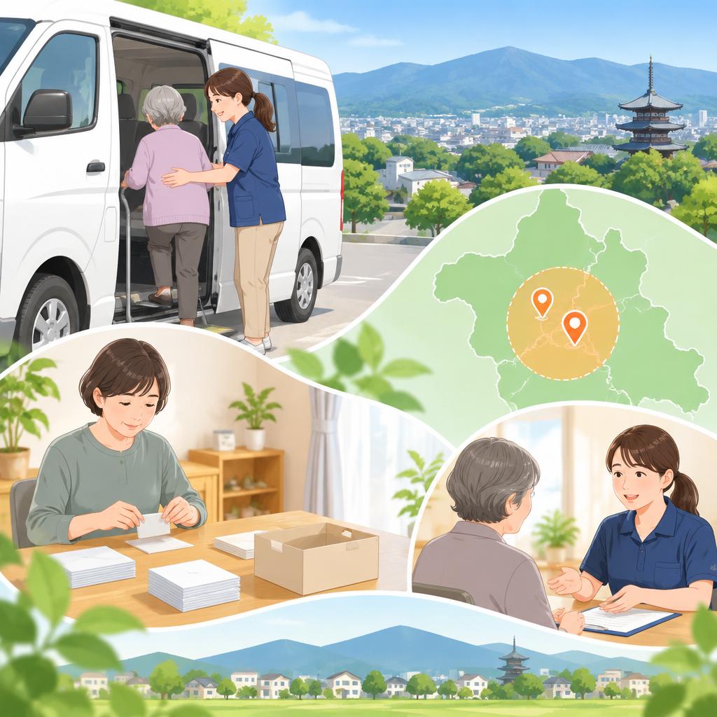 無料送迎・在宅作業で、通う不安にも寄り添う